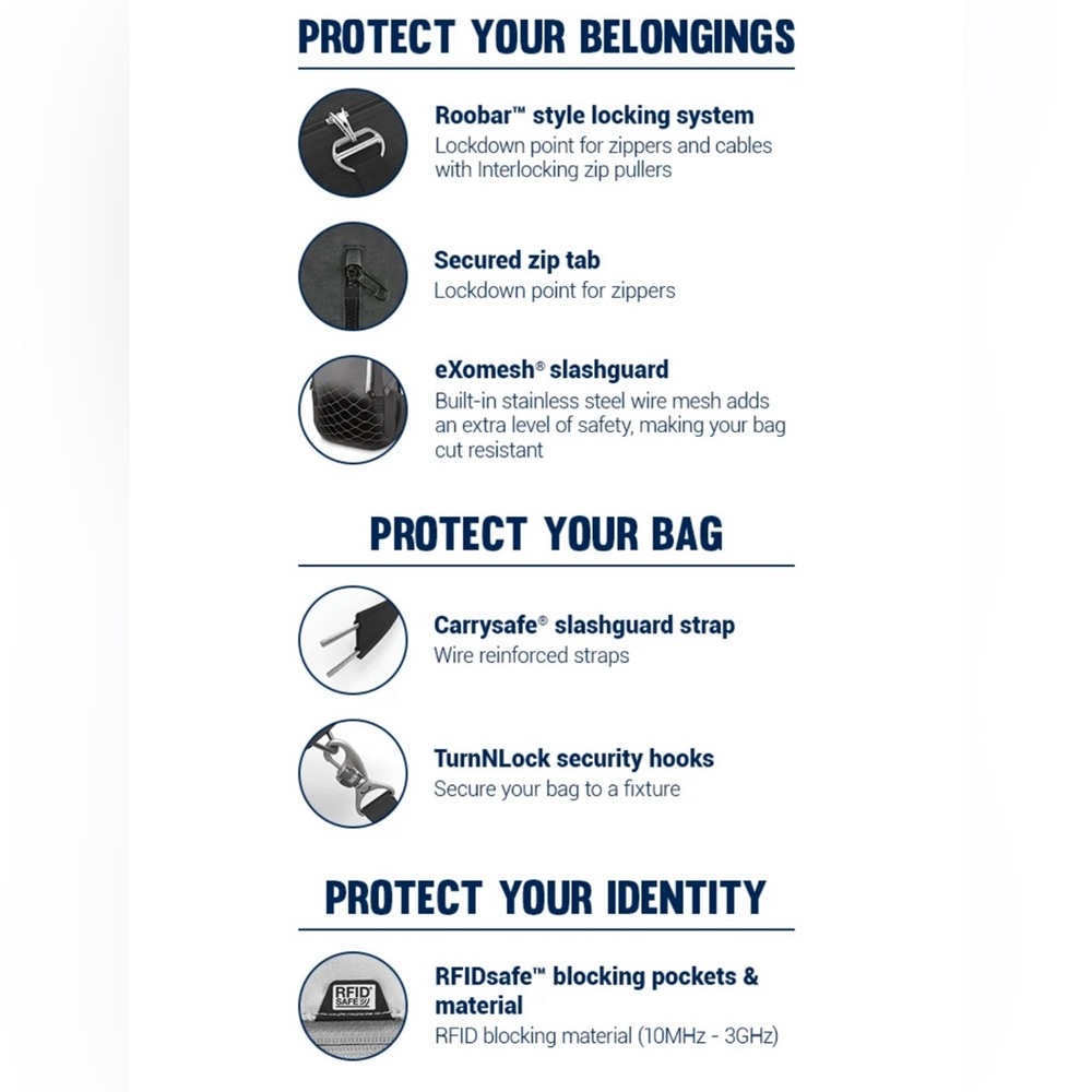 Pacsafe CX Anti-Theft Backpack - Picture 7 of 7